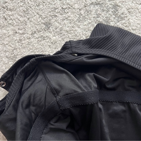 Andie Malibu Black Ribbed Snap High Neck Bathing Suit One-Piece Neutral XXXL - Picture 9 of 9